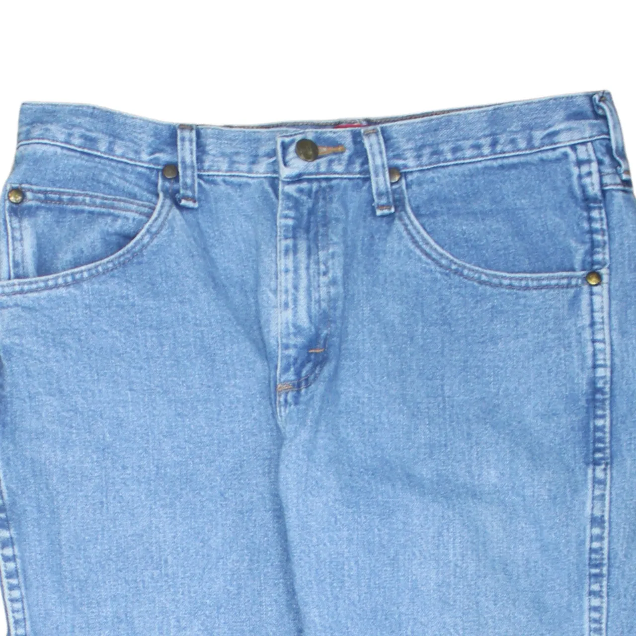 Wrangler 90's Lightwash Straight Leg Baggy Jeans / Pants 33 Blue sold by Vintage Club product image thumbnail 3