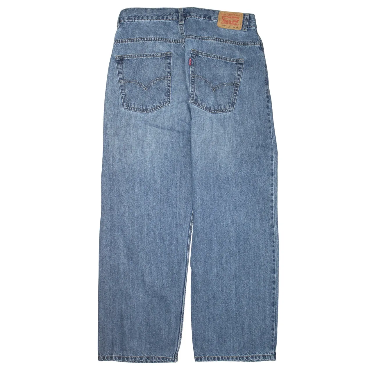 Levi Strauss &Co 90's 550 Straight Leg Baggy Jeans / Pants 34 Blue sold by Vintage Club