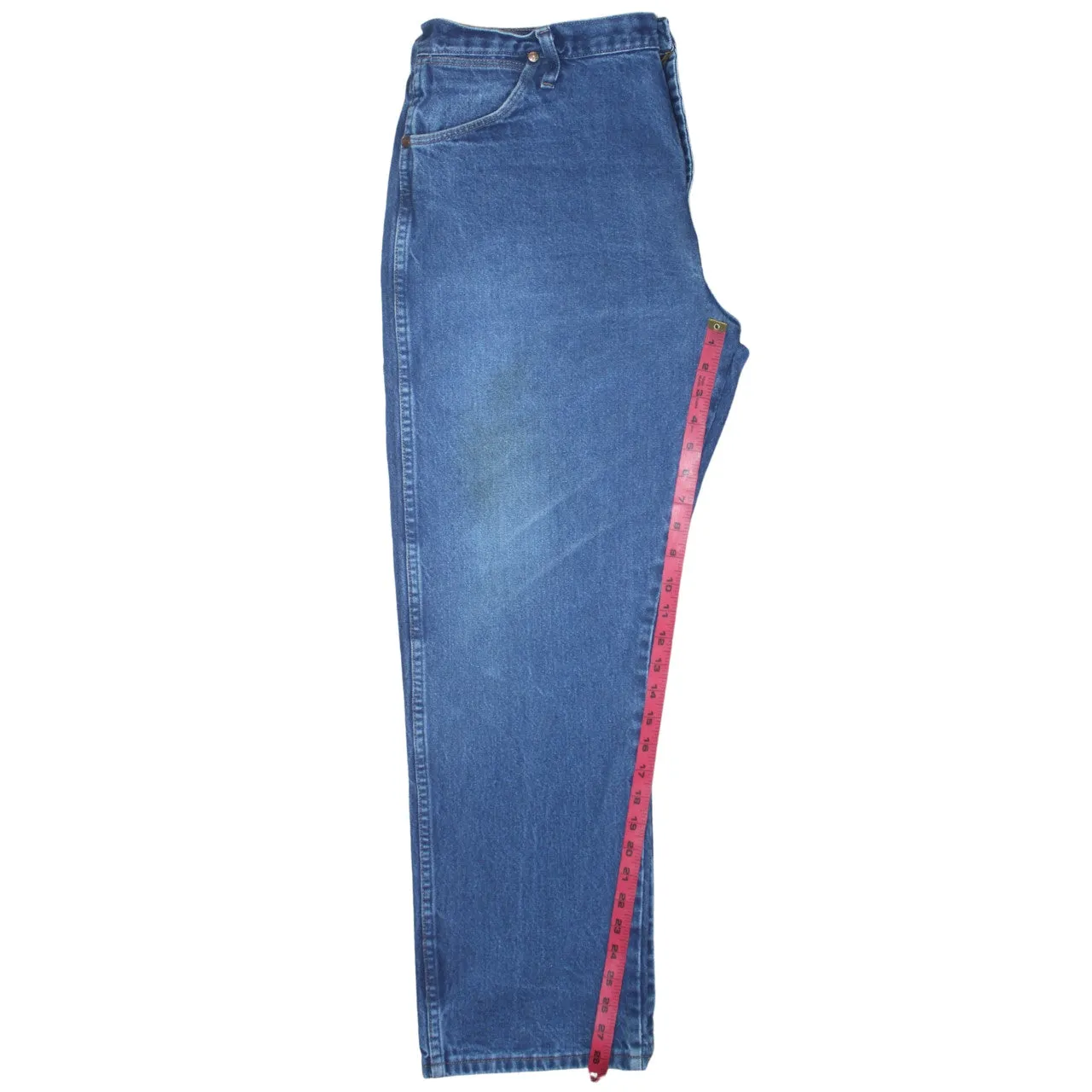 Wrangler 90's Lightwash Straight Leg Baggy Jeans / Pants 40 Blue sold by Vintage Club product image thumbnail 5