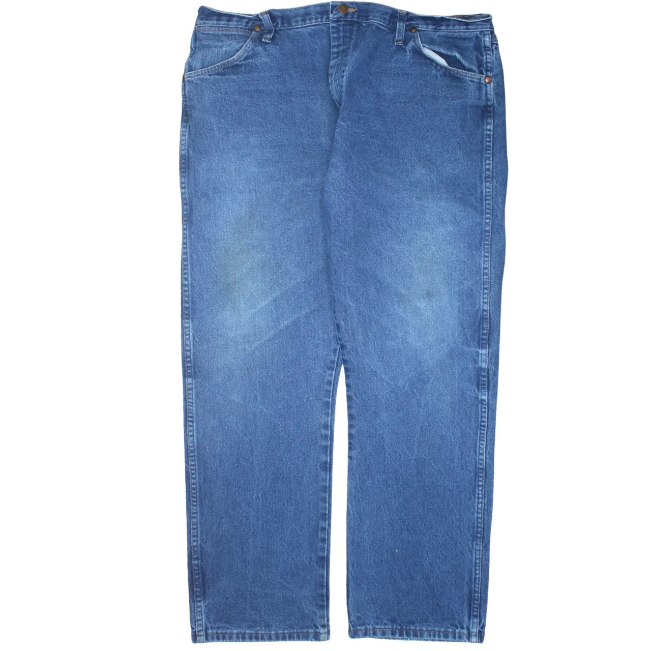 Wrangler 90's Lightwash Straight Leg Baggy Jeans / Pants 40 Blue sold by Vintage Club product image thumbnail 2