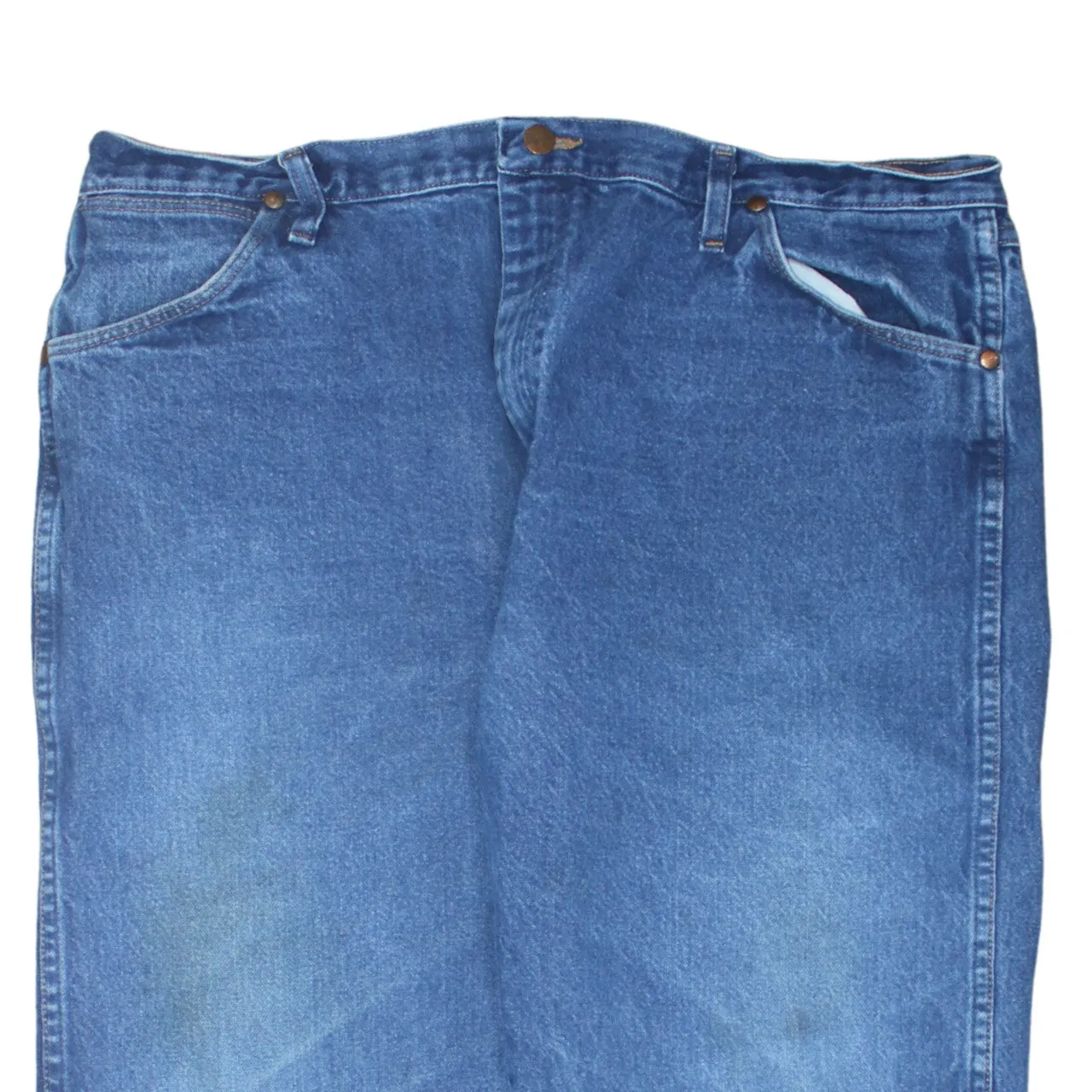 Wrangler 90's Lightwash Straight Leg Baggy Jeans / Pants 40 Blue sold by Vintage Club product image thumbnail 3