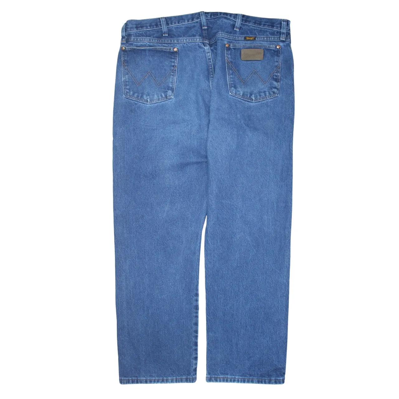 Wrangler 90's Lightwash Straight Leg Baggy Jeans / Pants 40 Blue sold by Vintage Club