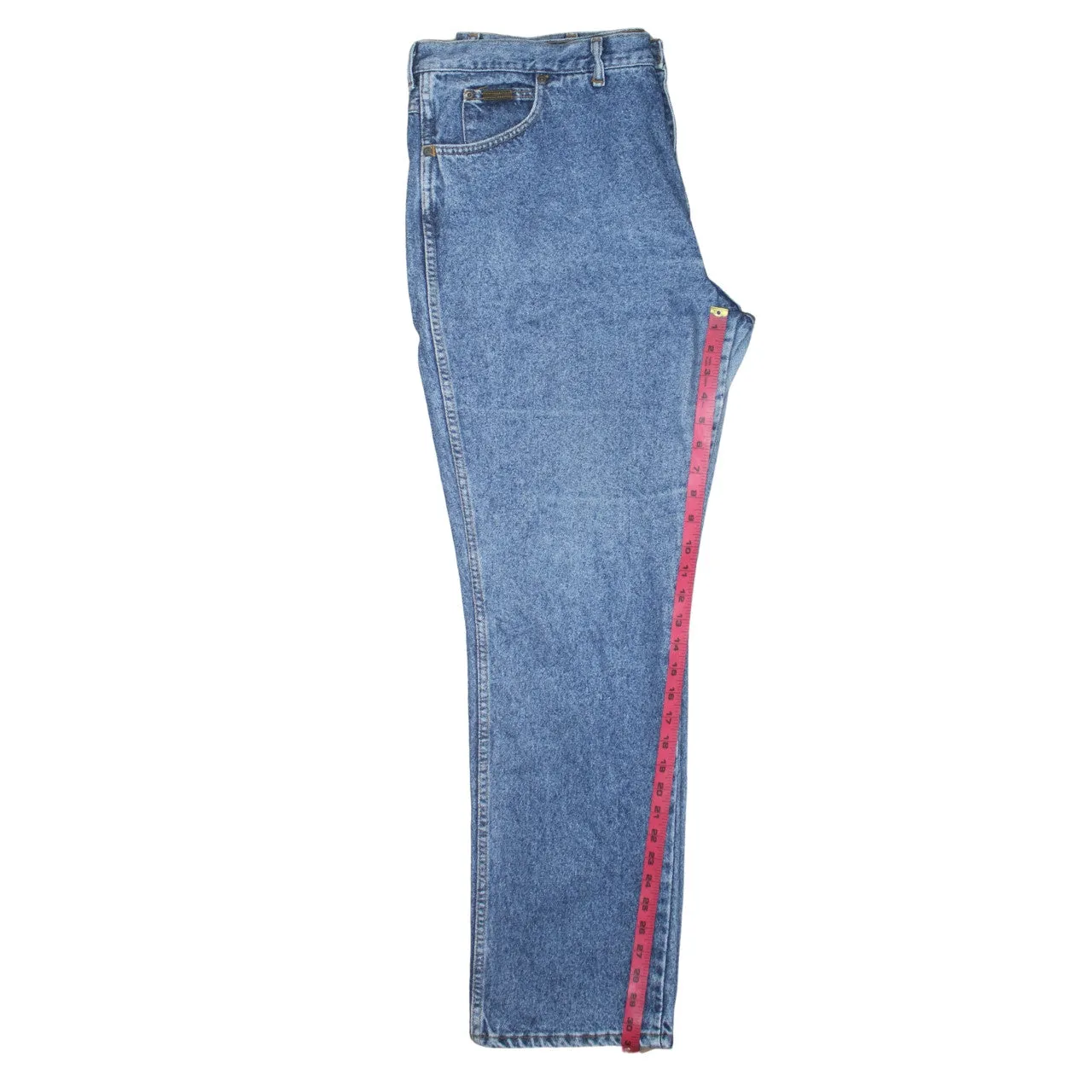 Wrangler 90's Lightwash Straight Leg Baggy Jeans / Pants 40 Blue sold by Vintage Club product image thumbnail 5