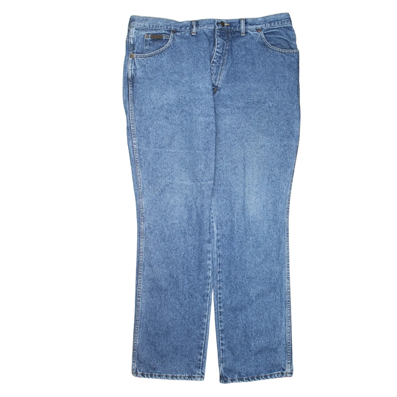 Wrangler 90's Lightwash Straight Leg Baggy Jeans / Pants 40 Blue sold by Vintage Club product image thumbnail 2