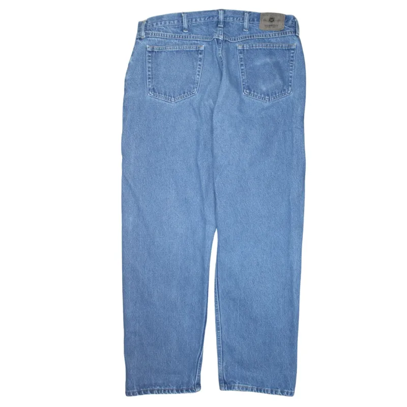 Wrangler 90's Lightwash Straight Leg Baggy Jeans / Pants 40 Blue sold by Vintage Club