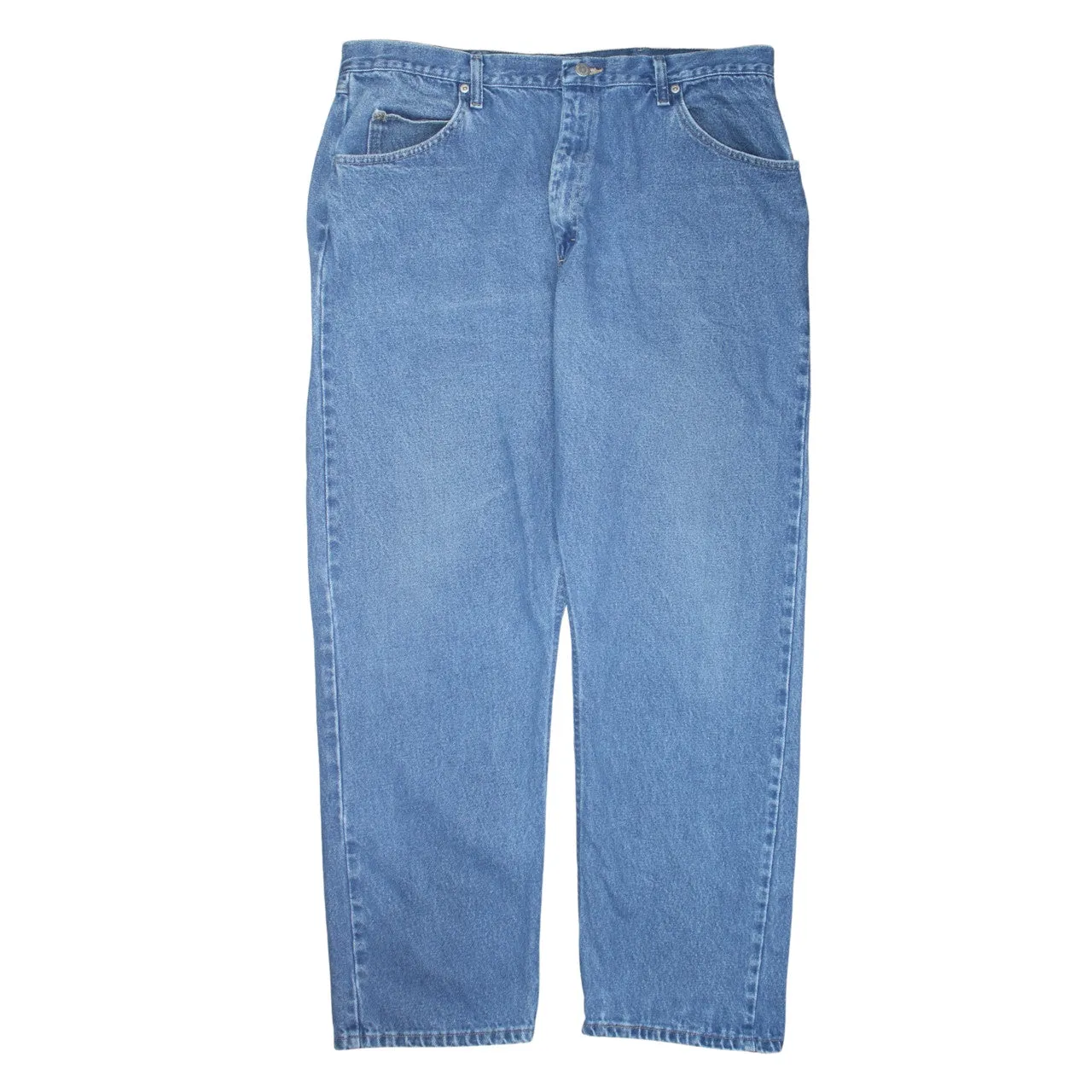 Wrangler 90's Lightwash Straight Leg Baggy Jeans / Pants 40 Blue sold by Vintage Club product image thumbnail 2
