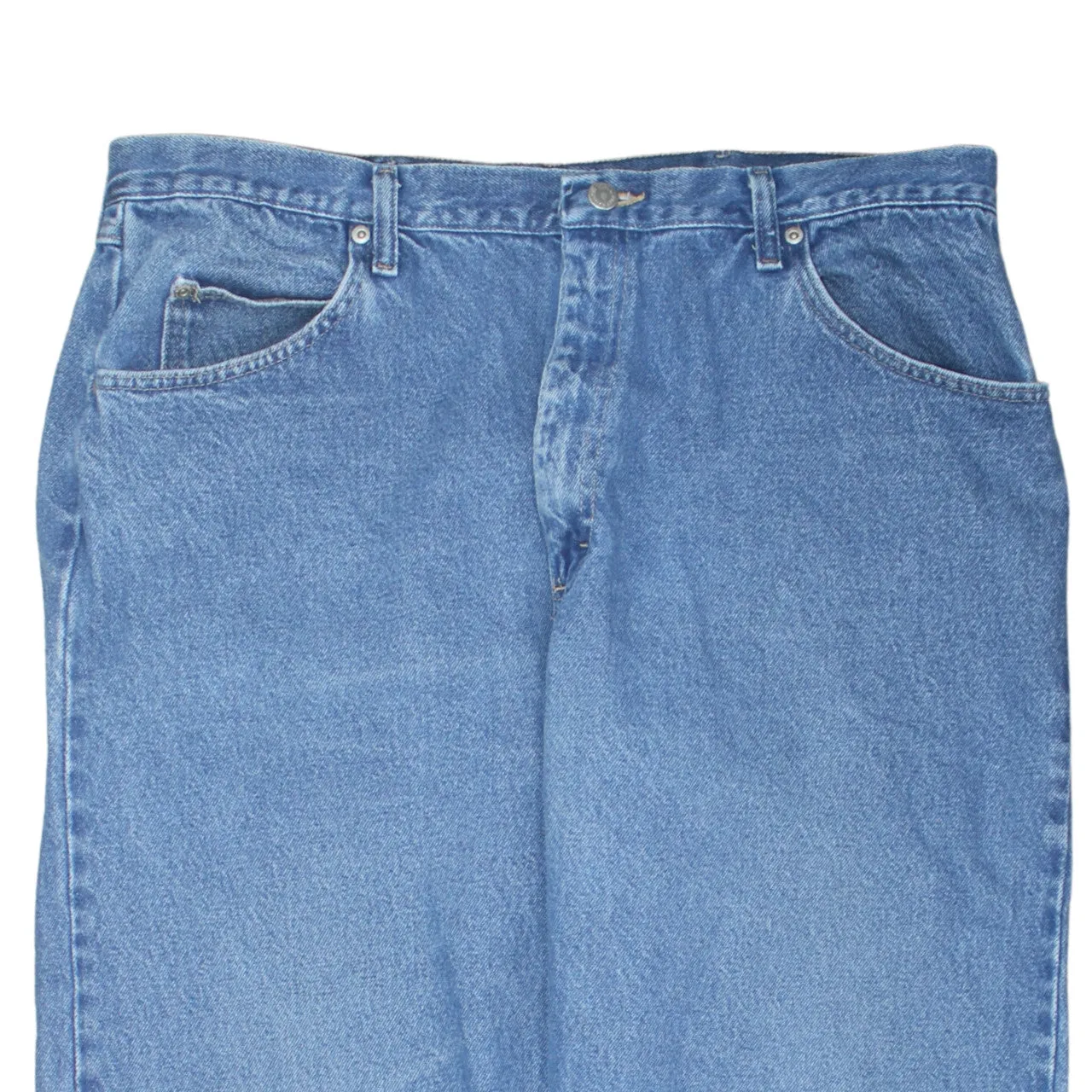 Wrangler 90's Lightwash Straight Leg Baggy Jeans / Pants 40 Blue sold by Vintage Club product image thumbnail 3