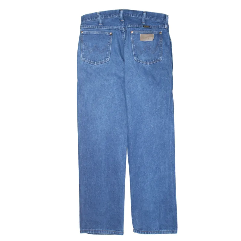Wrangler 90's Lightwash Straight Leg Baggy Jeans / Pants 36 Blue sold by Vintage Club