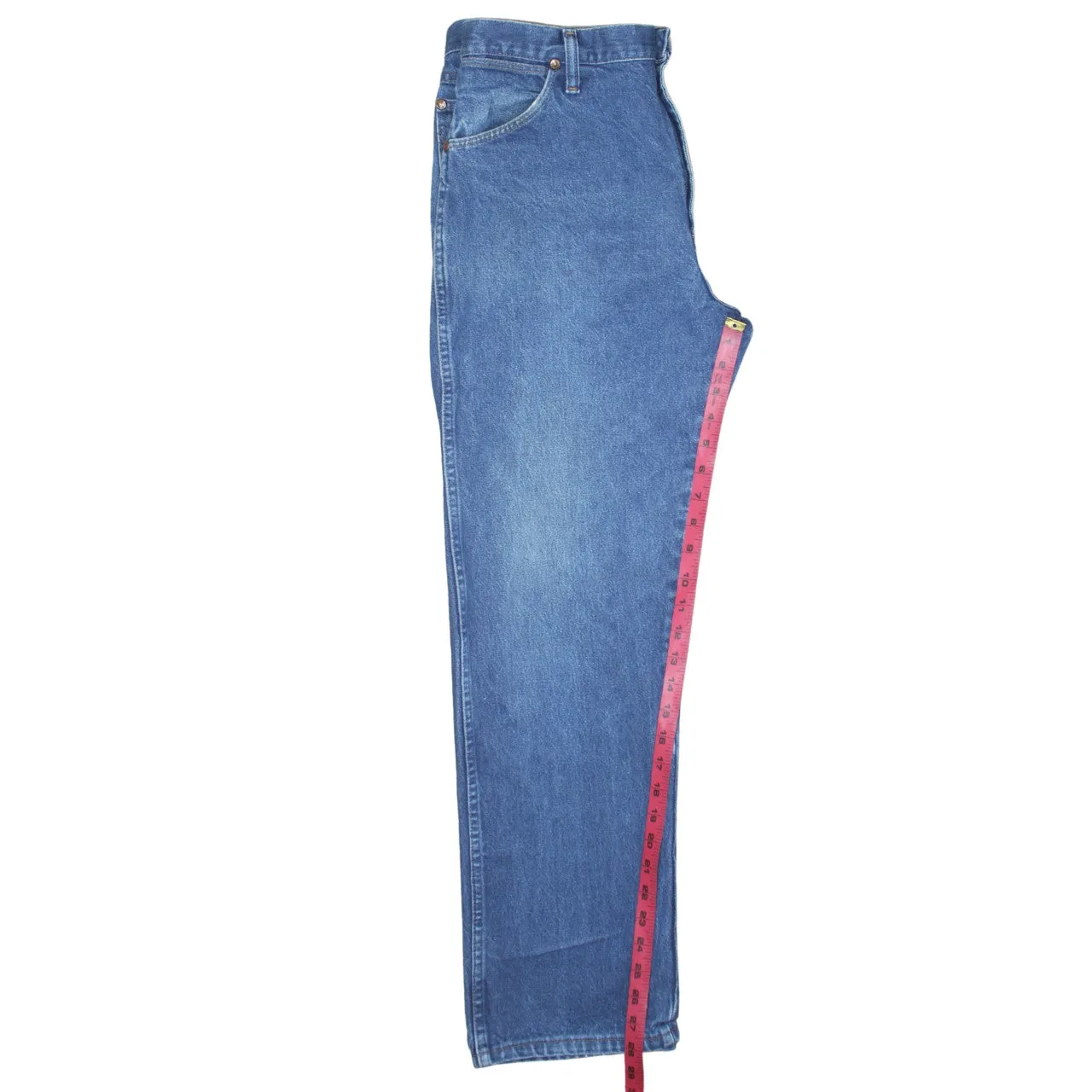 Wrangler 90's Lightwash Straight Leg Baggy Jeans / Pants 36 Blue sold by Vintage Club product image thumbnail 5