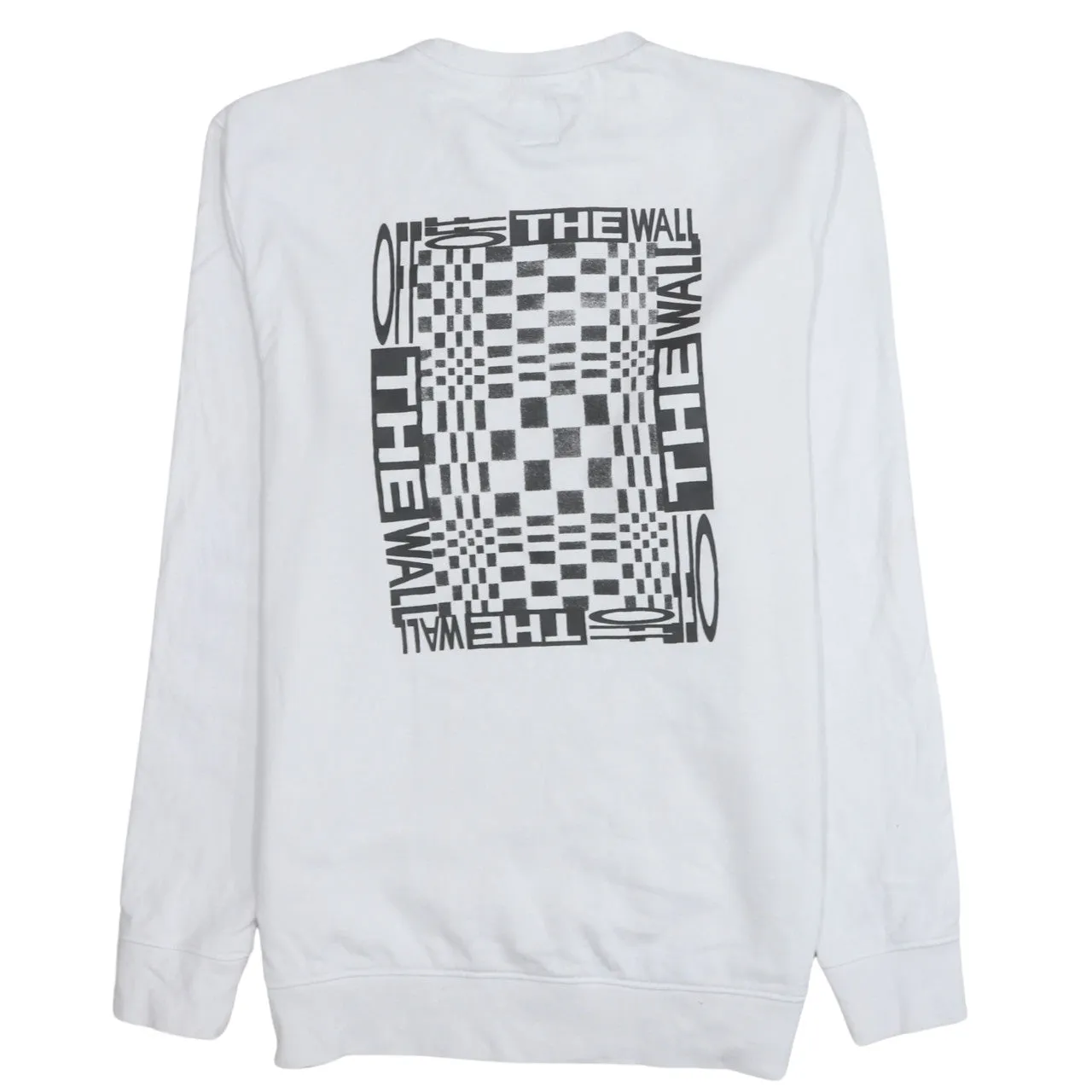 VANS 90's Lightweight Crew Neck Sweatshirt Large White sold by Vintage Club product image thumbnail 2