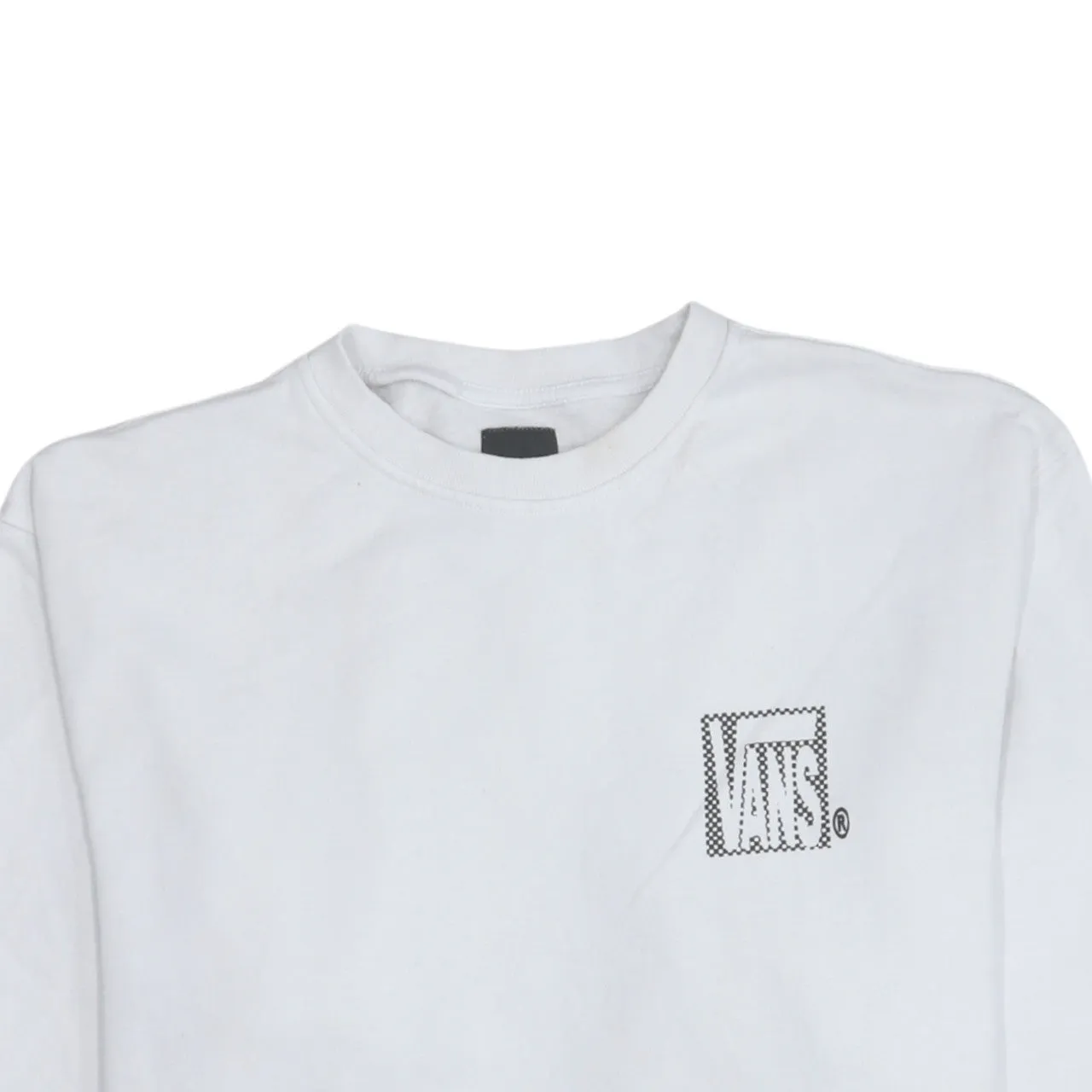 VANS 90's Lightweight Crew Neck Sweatshirt Large White sold by Vintage Club product image thumbnail 3