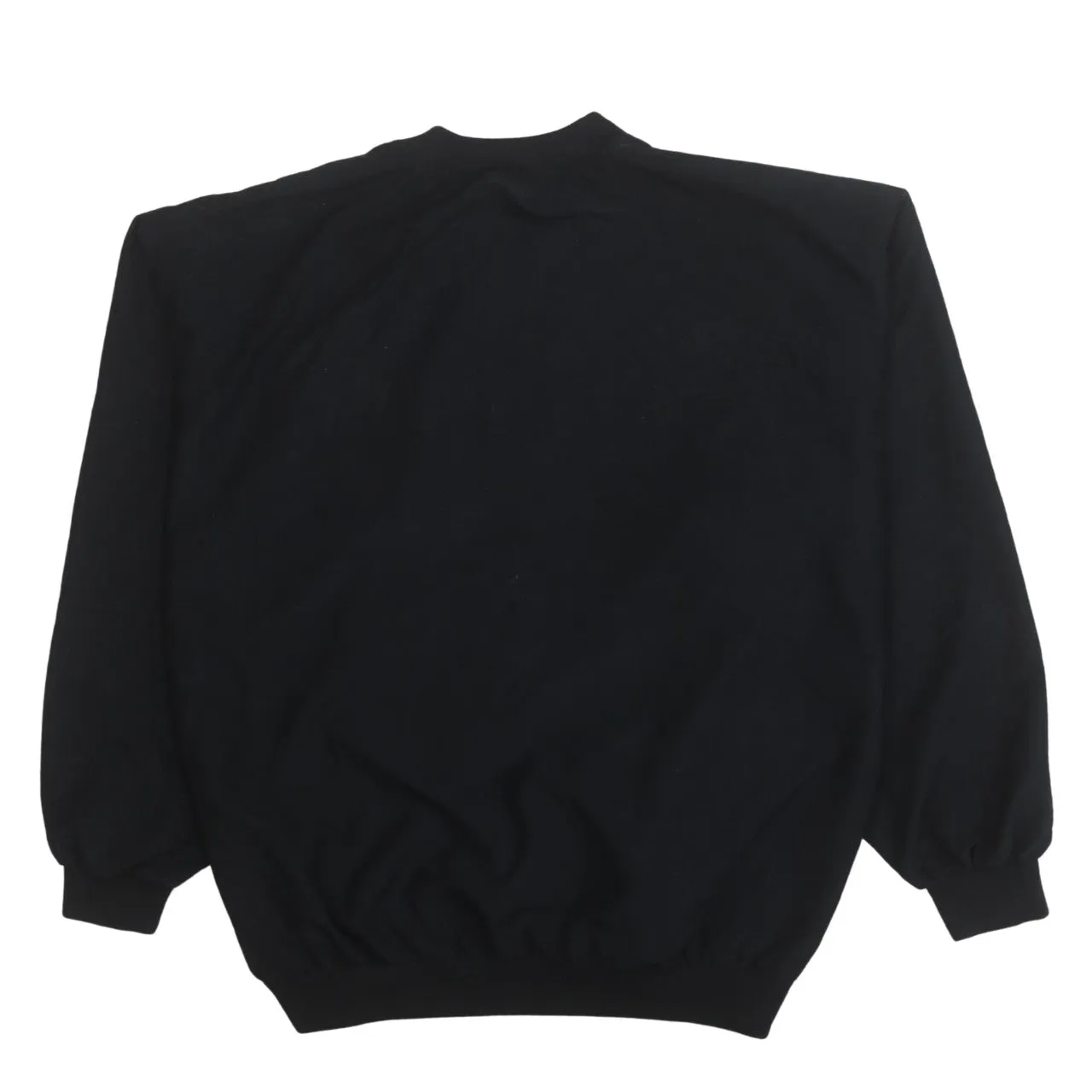 Retro 90's Lightweight Crew Neck Sweatshirt Medium Black sold by Vintage Club product image thumbnail 2