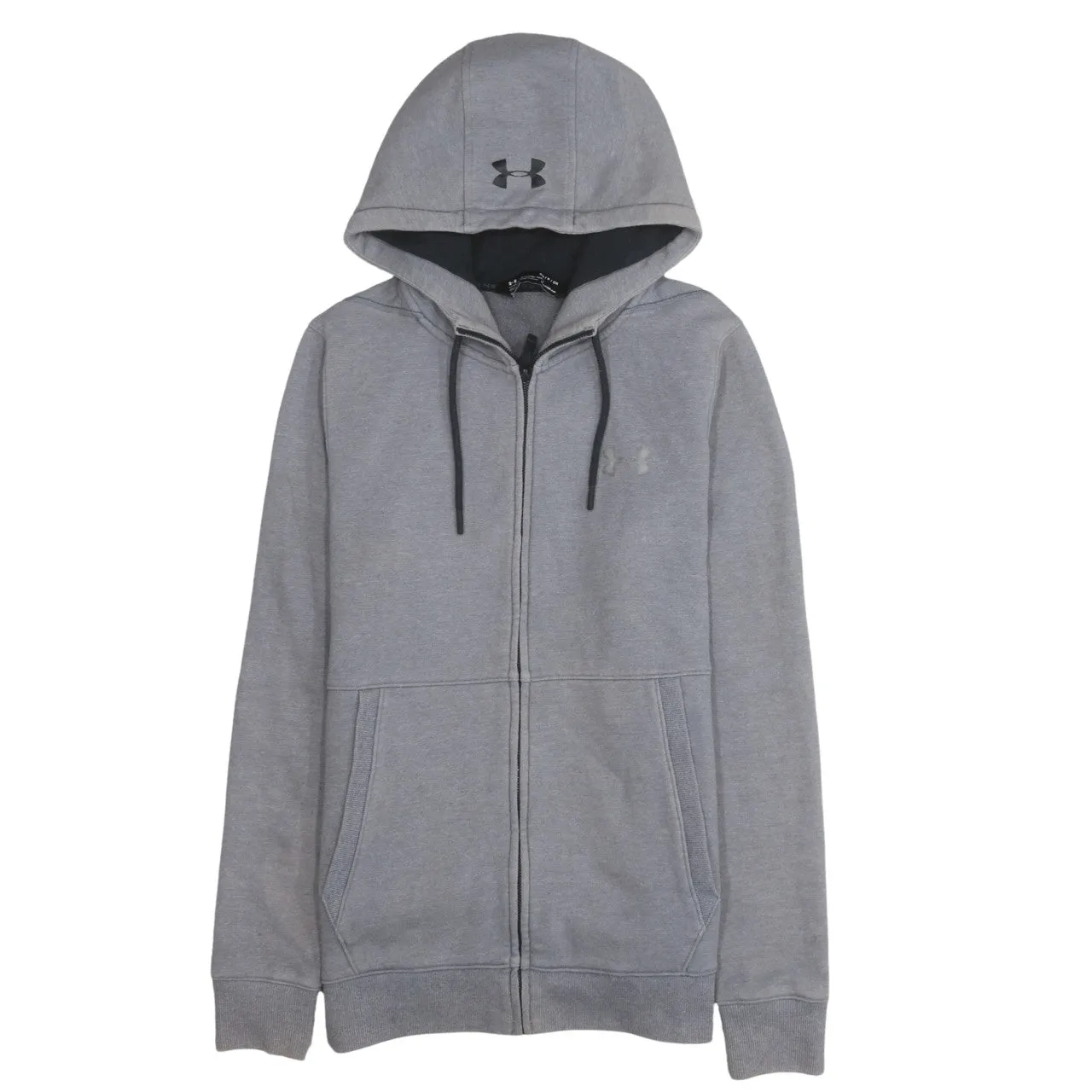 Under Armour 90's Lightweight Full Zip Up Hoodie Small Grey sold by Vintage Club