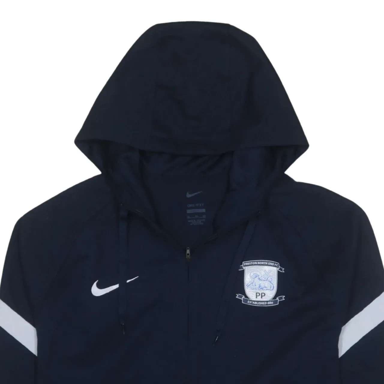 Nike 90's Swoosh Half Zip Hoodie XLarge Navy Blue sold by Vintage Club product image thumbnail 3