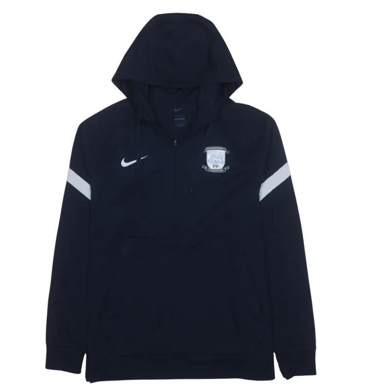 Nike 90's Swoosh Half Zip Hoodie XLarge Navy Blue sold by Vintage Club