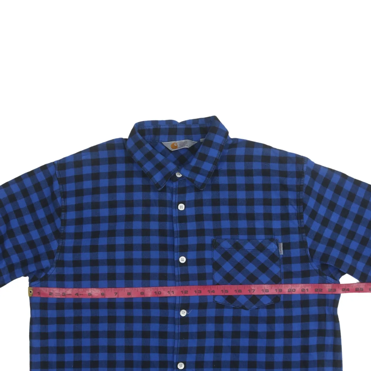 Carhartt 90's Long Sleeve Button Up Shirt XLarge Blue sold by Vintage Club product image thumbnail 5