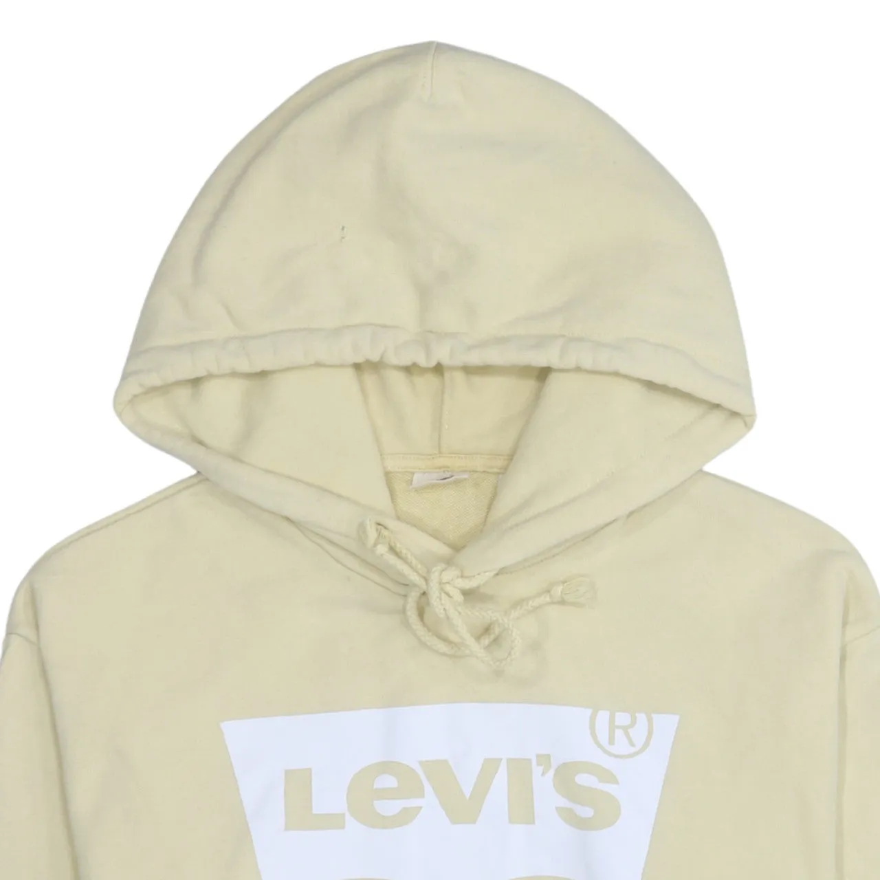 Levi's 90's Spellout Pullover Hoodie Medium Yellow sold by Vintage Club product image thumbnail 3