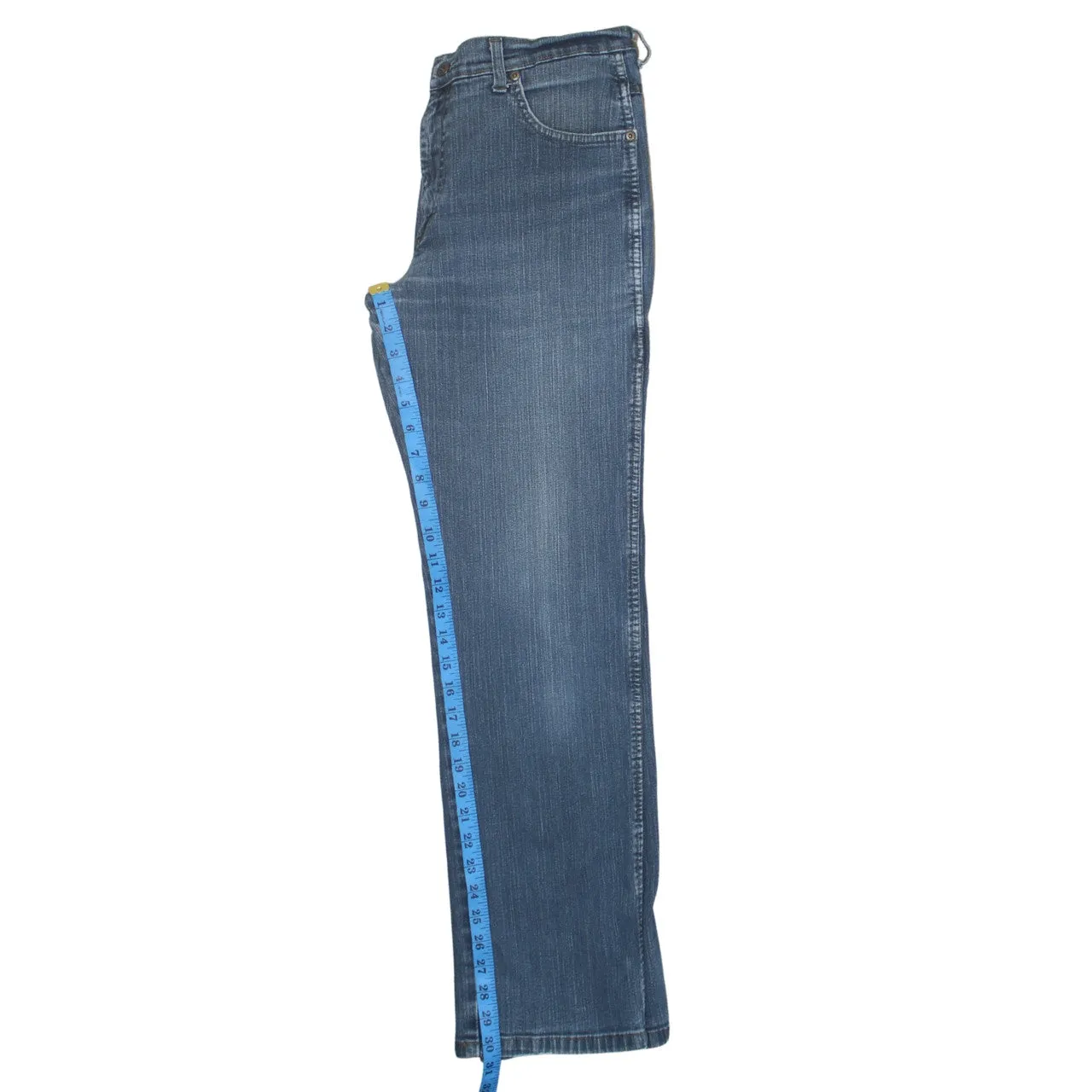 Wrangler 90's Lightwash Straight Leg Baggy Jeans / Pants 32 Blue sold by Vintage Club product image thumbnail 5