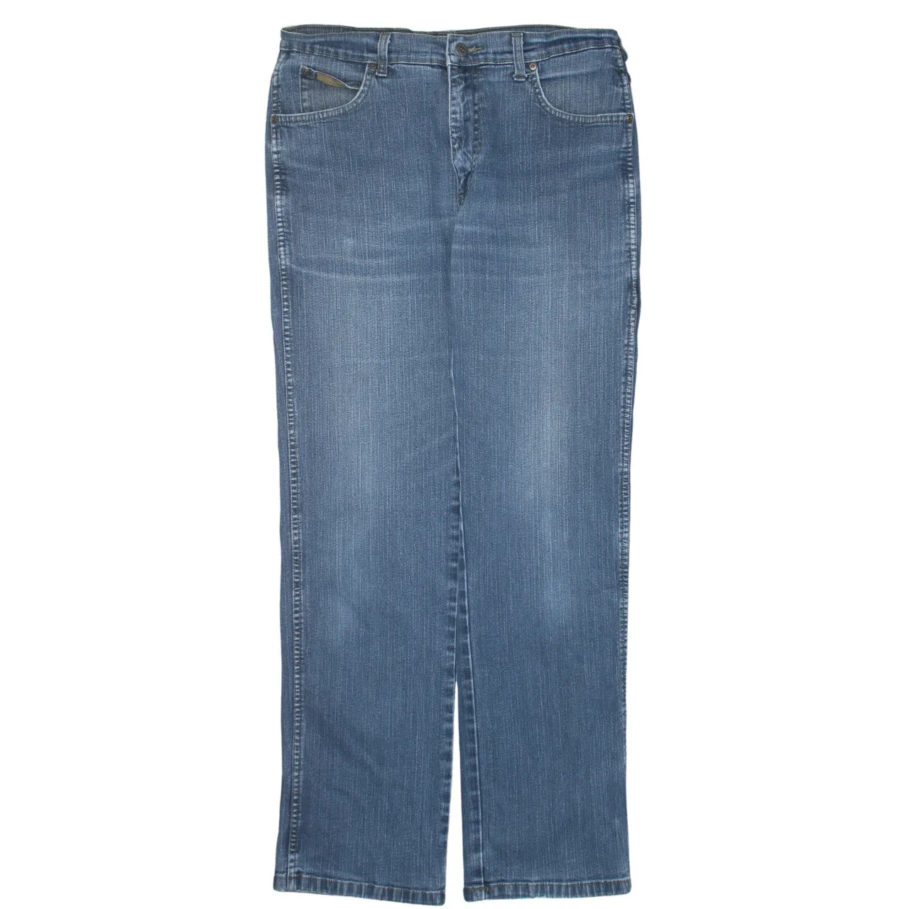 Wrangler 90's Lightwash Straight Leg Baggy Jeans / Pants 32 Blue sold by Vintage Club product image thumbnail 2