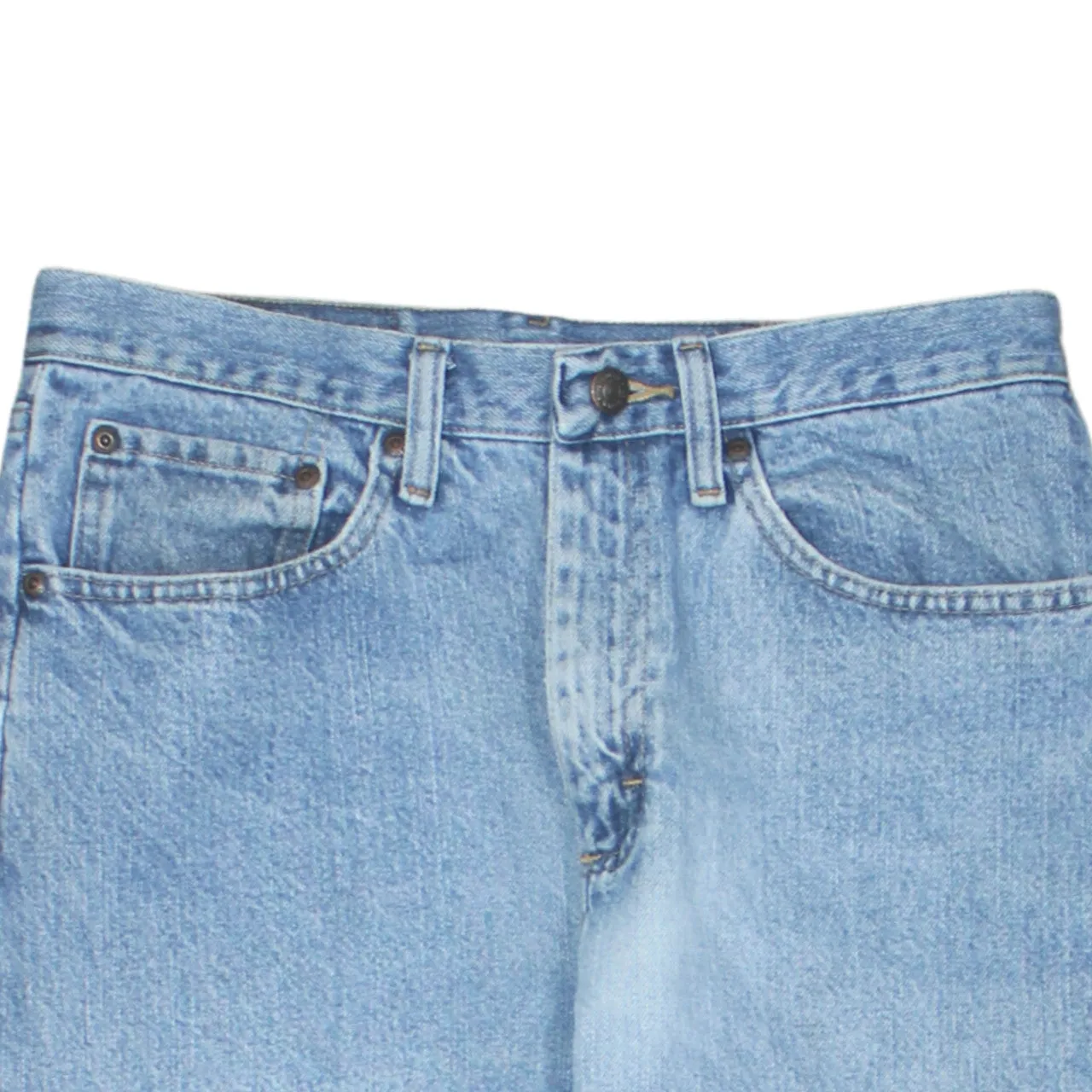 Wrangler 90's Lightwash Straight Leg Baggy Jeans / Pants 31 Blue sold by Vintage Club product image thumbnail 3
