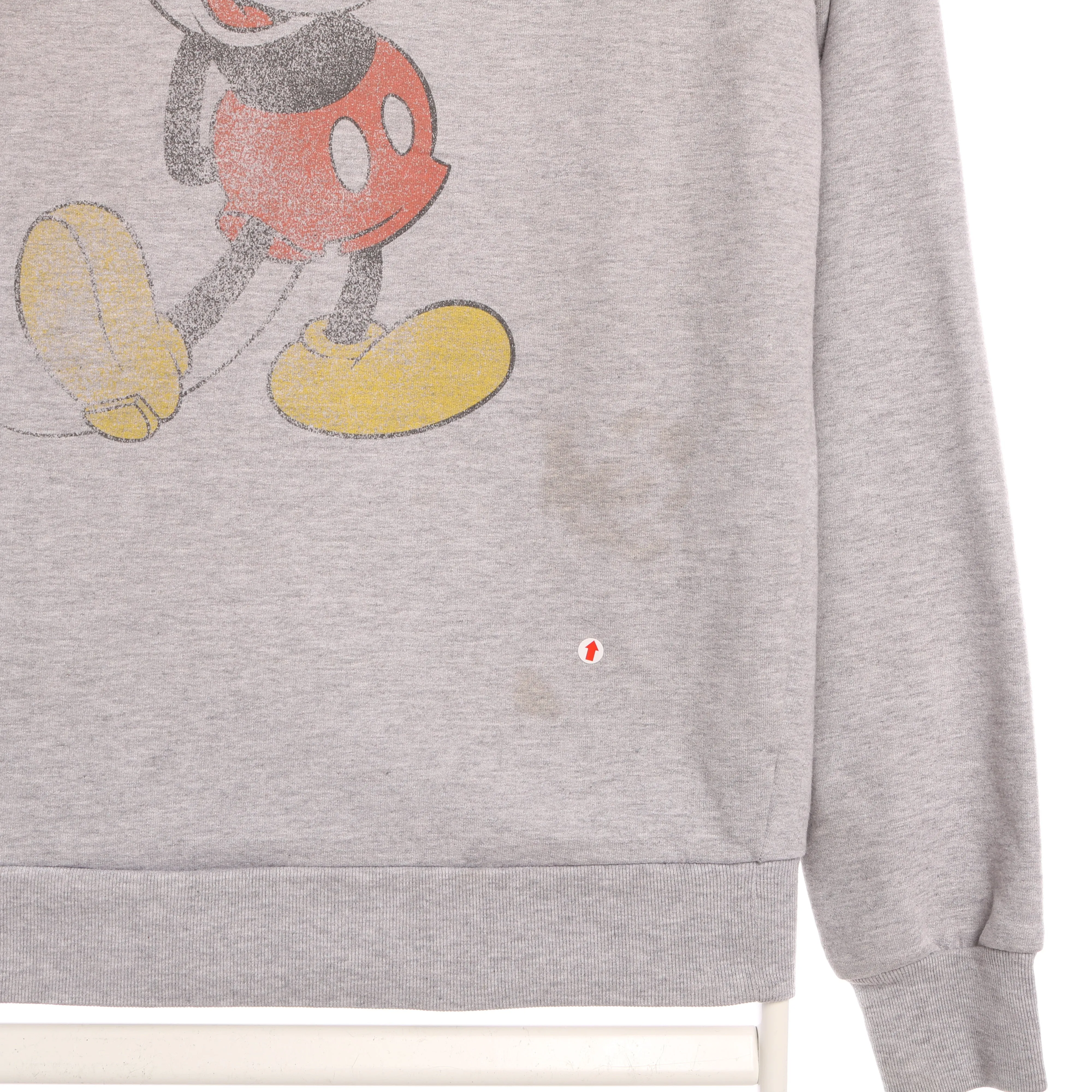 Vintage 90's Disney Mickey Mouse Grey Sweatshirt S sold by Vintage Club product image thumbnail 3