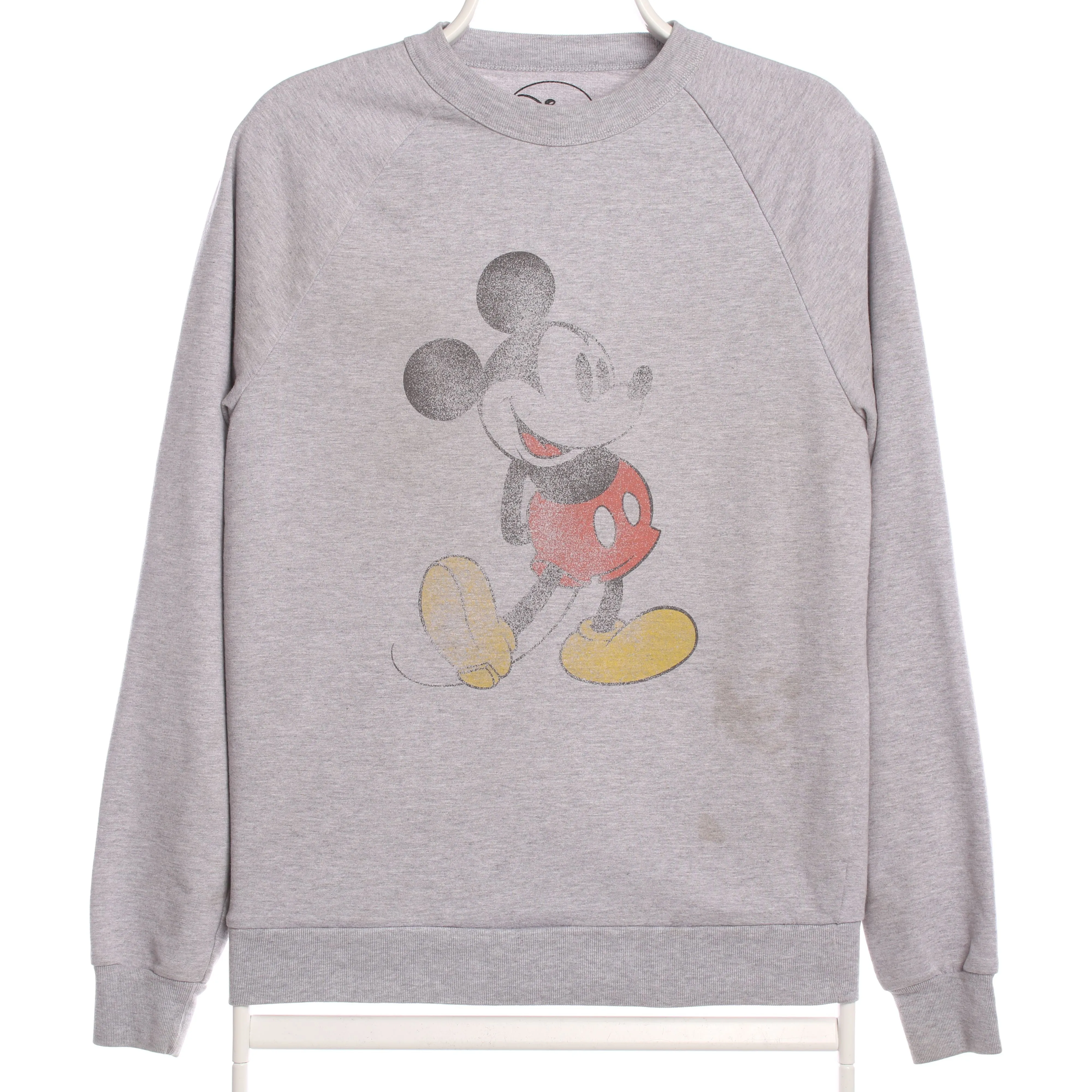 Vintage 90's Disney Mickey Mouse Grey Sweatshirt S sold by Vintage Club
