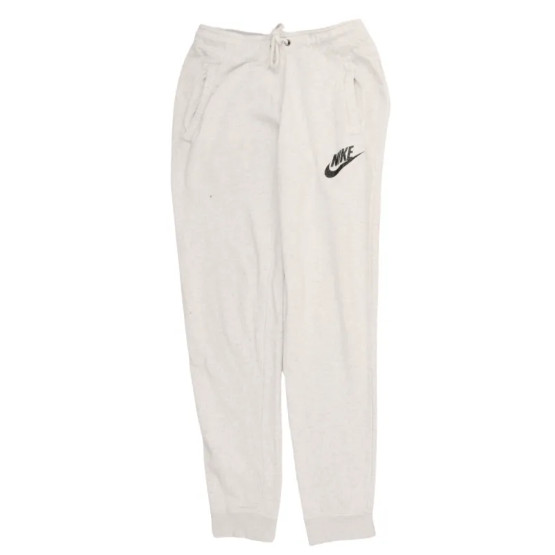 Nike Vintage 90's Grey Joggers Sweatpants Small Swoosh Elastic Waist made by Nike