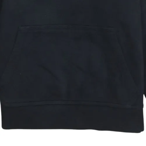 Nike Women's Hoodie Black Large Embroidered Swoosh Kangaroo Pocket Pullover Sweatshirt sold by Vintage Club product image thumbnail 4