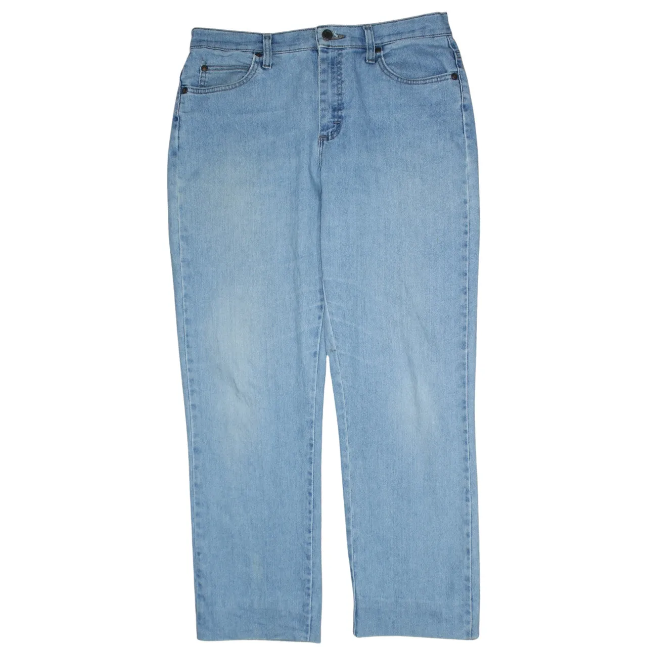 Lee Light Blue Jeans Men's Size 34 Classic Five Pocket Straight Leg Denim Pants sold by Vintage Club product image thumbnail 2