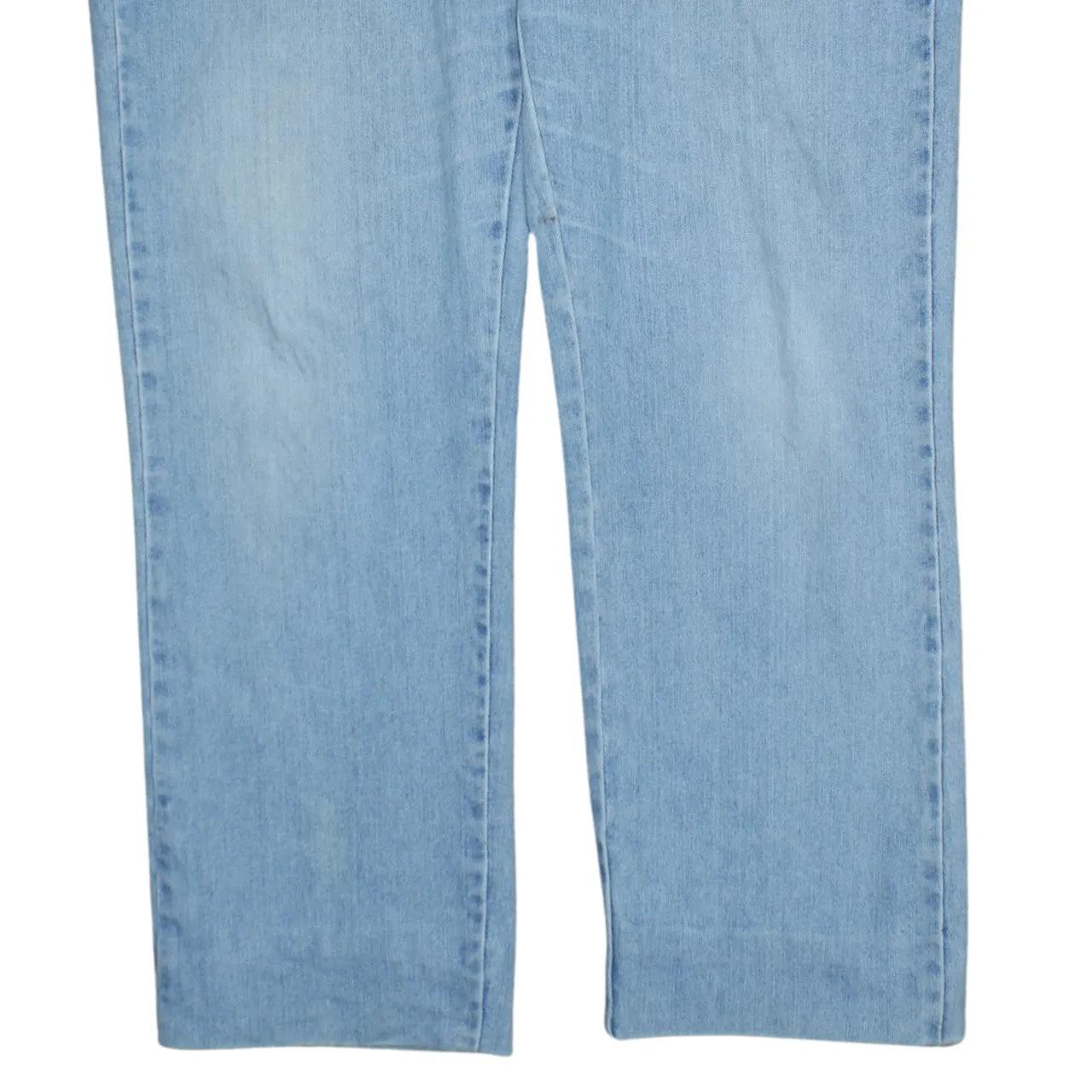 Lee Light Blue Jeans Men's Size 34 Classic Five Pocket Straight Leg Denim Pants sold by Vintage Club product image thumbnail 4