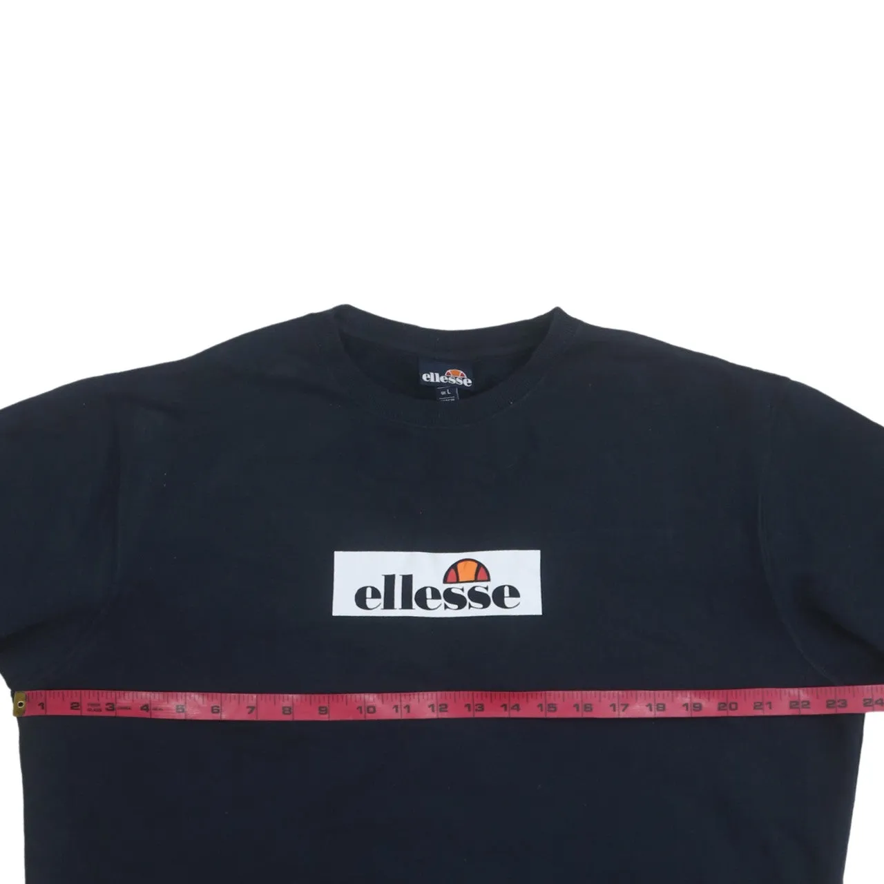 Ellesse 90's Spellout Crew Neck Sweatshirt Large Navy Blue sold by Vintage Club product image thumbnail 5