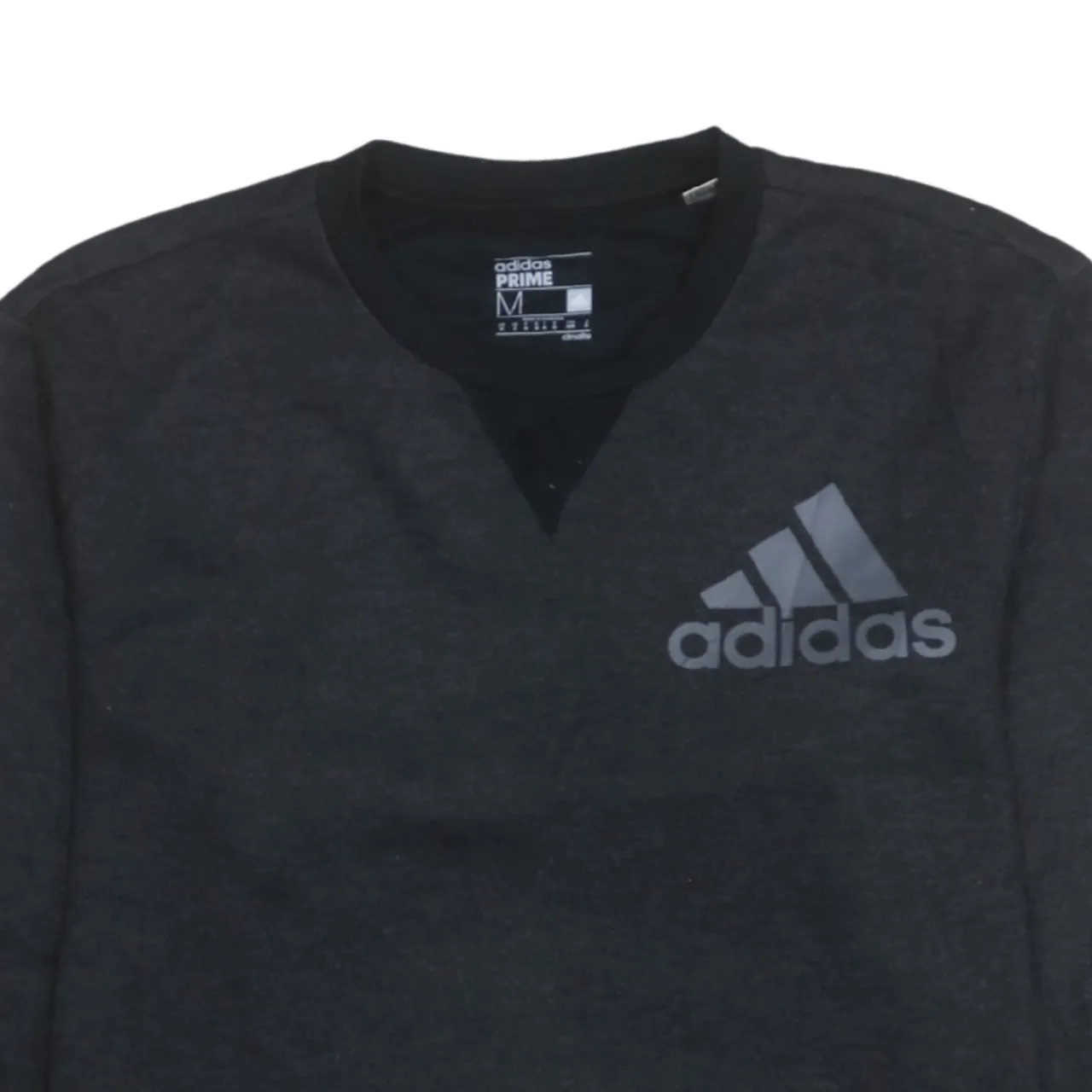 Adidas 90's Lightweight Crew Neck Sweatshirt Medium Black sold by Vintage Club product image thumbnail 3