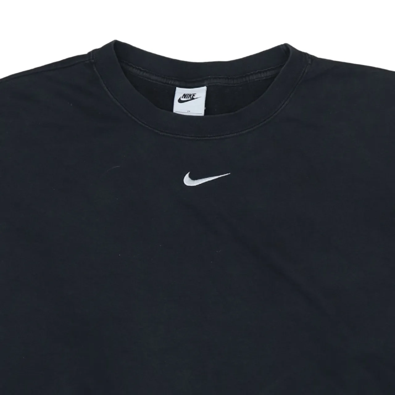 Nike 90's Center Middle Swoosh Crew Neck Sweatshirt XLarge Black sold by Vintage Club product image thumbnail 3