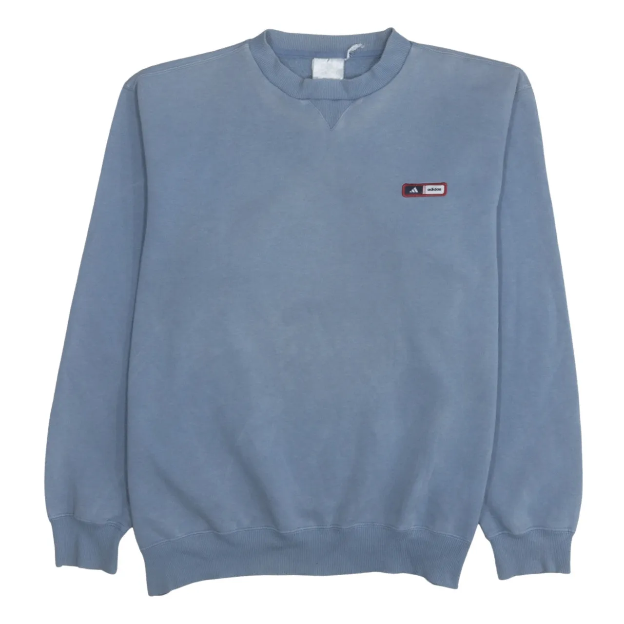 Adidas 90's Lightweight Crew Neck Sweatshirt XLarge Blue sold by Vintage Club