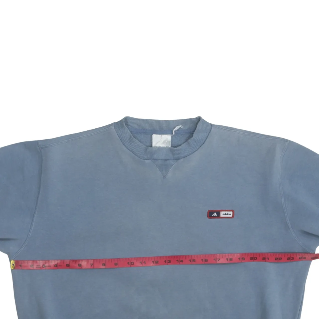 Adidas 90's Lightweight Crew Neck Sweatshirt XLarge Blue sold by Vintage Club product image thumbnail 5