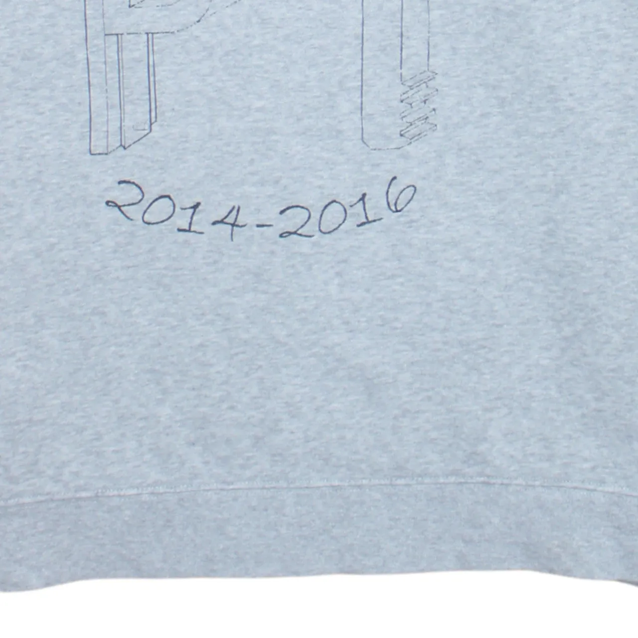 Russell Athletic 90's Lightweight Crew Neck Sweatshirt XLarge Grey sold by Vintage Club product image thumbnail 4