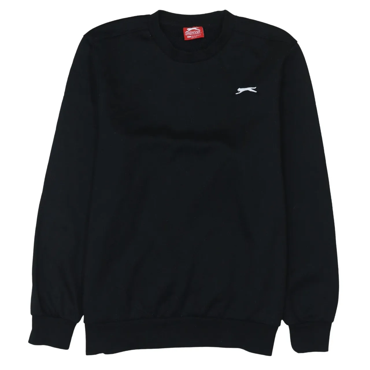 Slazenger 90's Lightweight Crew Neck Sweatshirt XLarge Black sold by Vintage Club