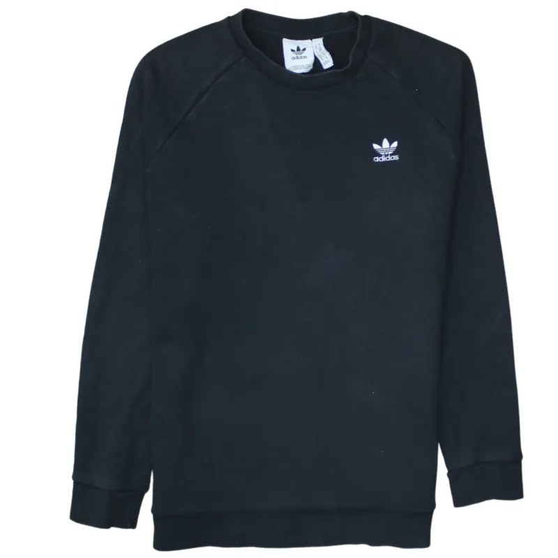 Adidas 90's Lightweight Crew Neck Sweatshirt Medium Black sold by Vintage Club