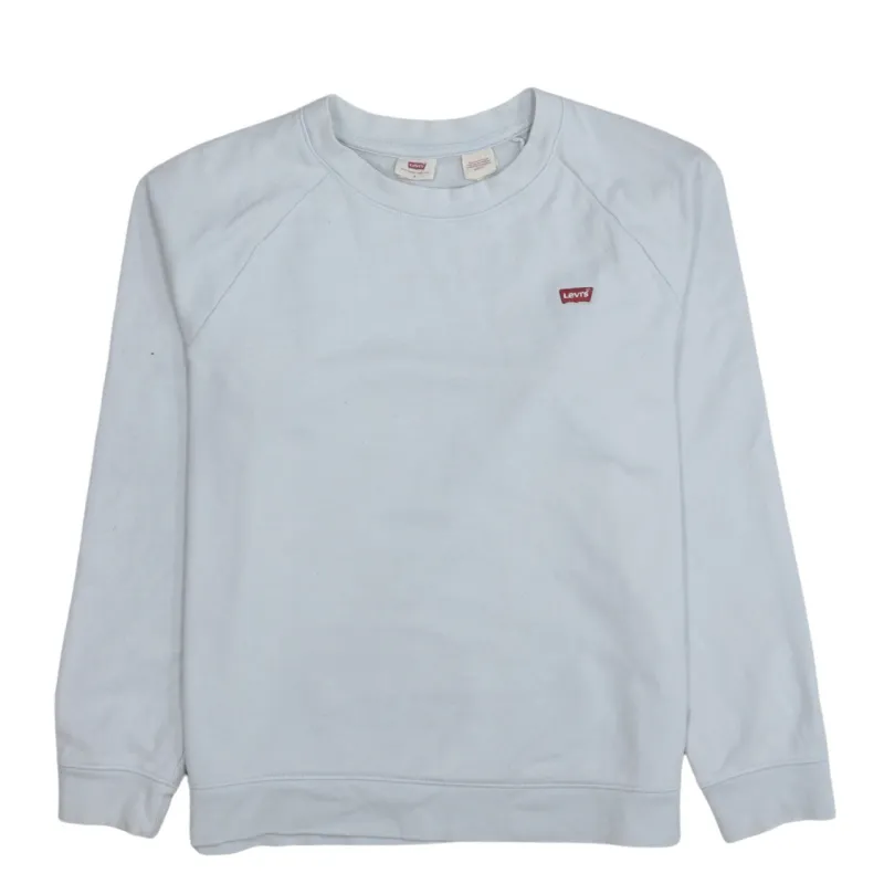 Levi's 90's Lightweight Crew Neck Sweatshirt Small Blue made by Levi's