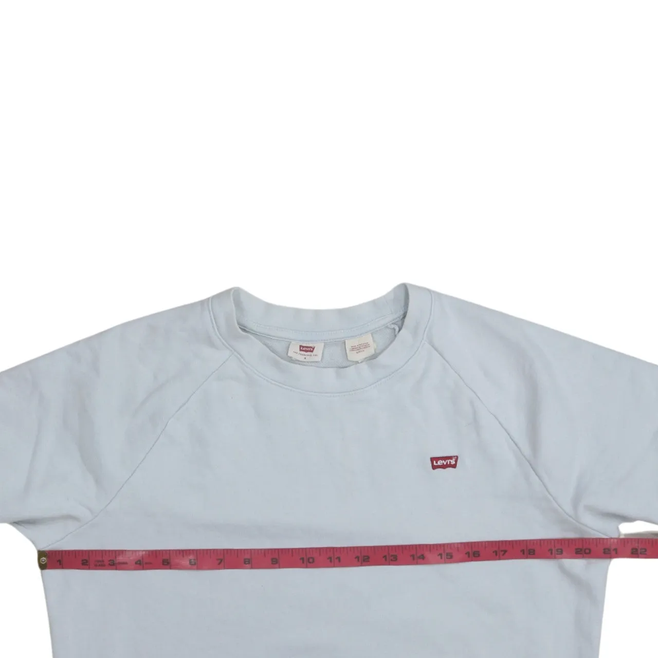 Levi's 90's Lightweight Crew Neck Sweatshirt Small Blue sold by Vintage Club product image thumbnail 5