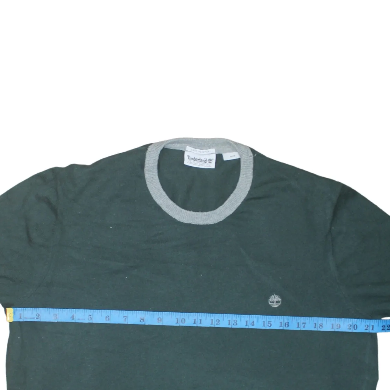 Timberland 90's Lightweight Crew Neck Sweatshirt Medium Green sold by Vintage Club product image thumbnail 5