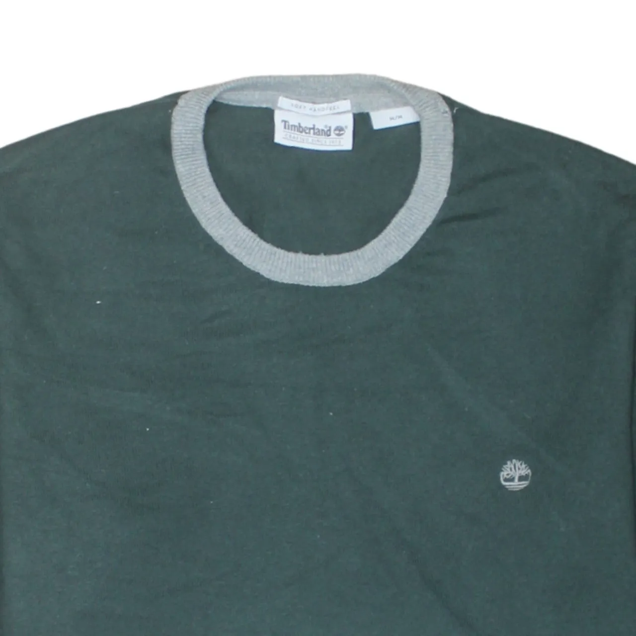 Timberland 90's Lightweight Crew Neck Sweatshirt Medium Green sold by Vintage Club product image thumbnail 3