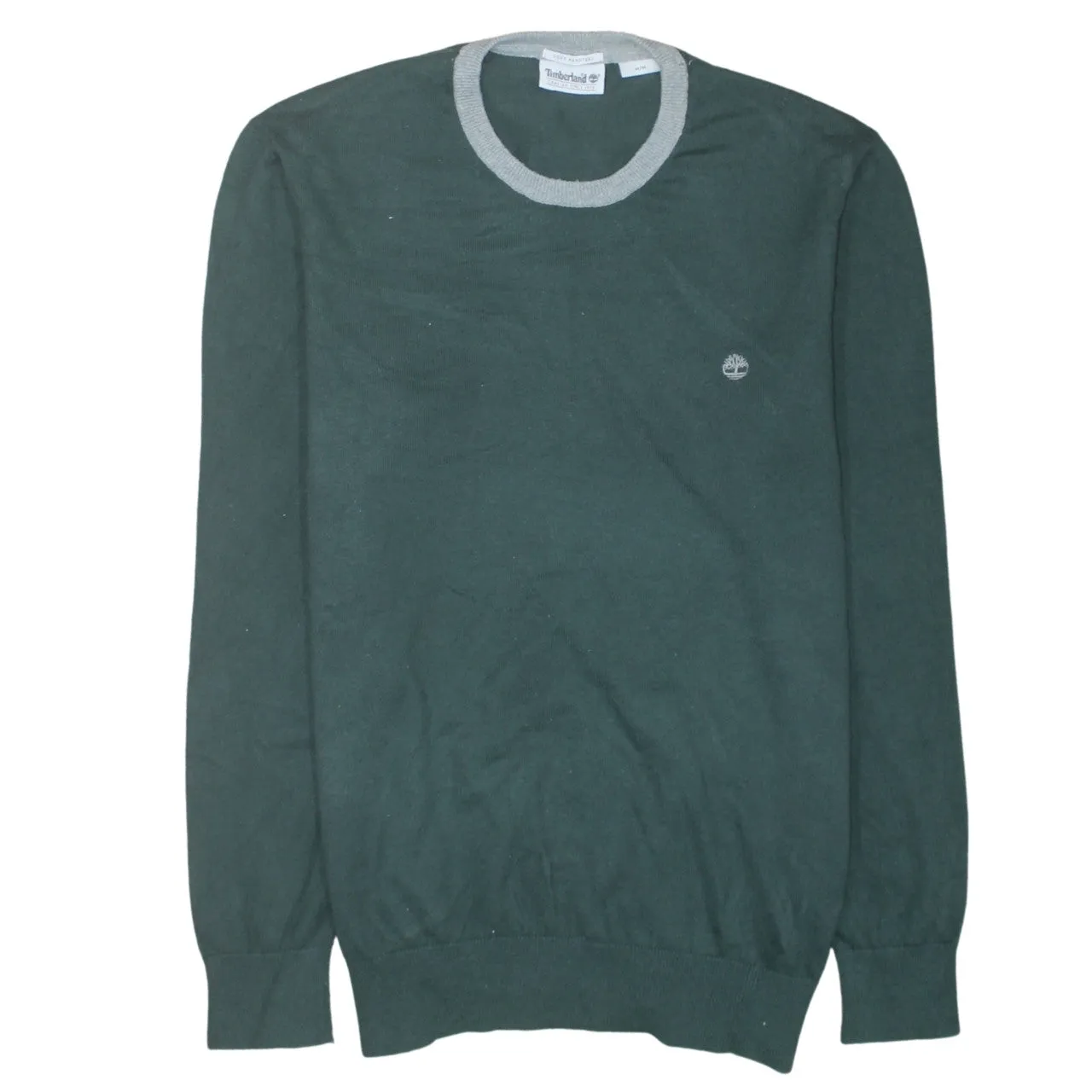 Timberland 90's Lightweight Crew Neck Sweatshirt Medium Green sold by Vintage Club