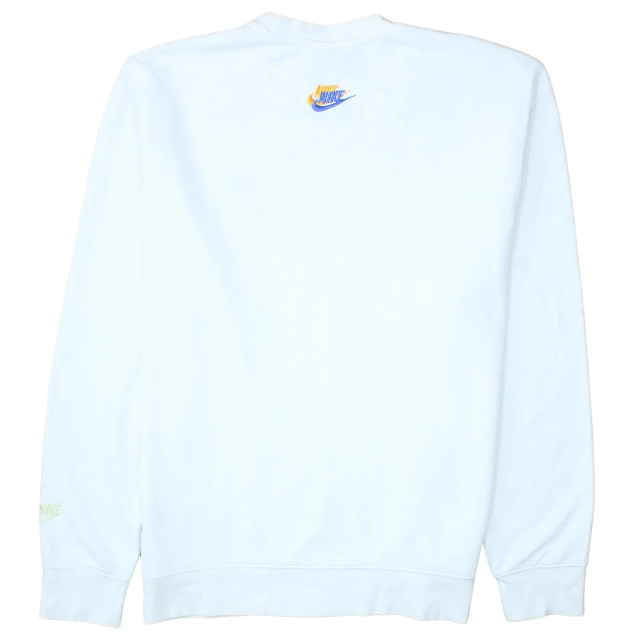 Nike 90's Swoosh Crew Neck Sweatshirt Large White sold by Vintage Club product image thumbnail 2