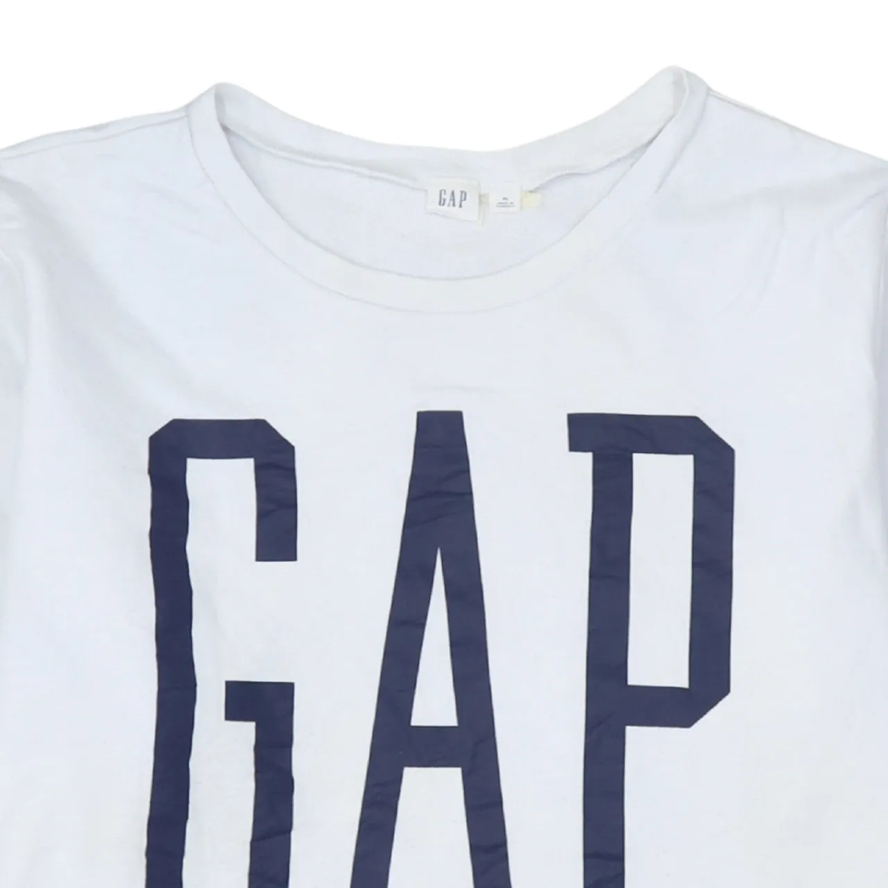Gap 90's Spellout Crew Neck Sweatshirt XLarge White sold by Vintage Club product image thumbnail 3