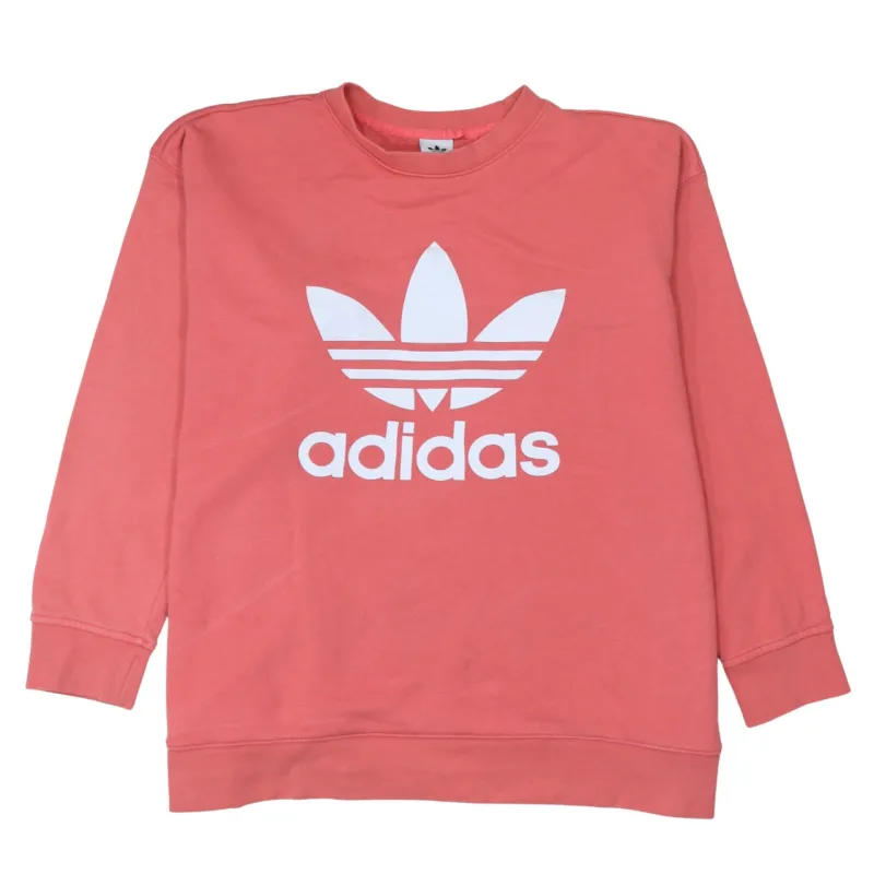 Adidas 90's Spellout Crew Neck Sweatshirt XXXLarge  Pink sold by Vintage Club