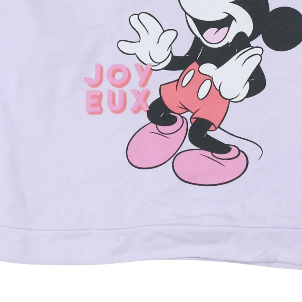 Disney 90's Mickey Mouse Crew Neck Sweatshirt Large Purple sold by Vintage Club product image thumbnail 4