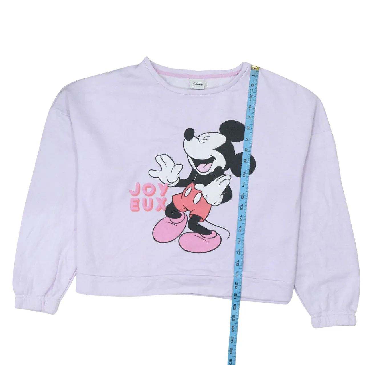 Disney 90's Mickey Mouse Crew Neck Sweatshirt Large Purple sold by Vintage Club product image thumbnail 5