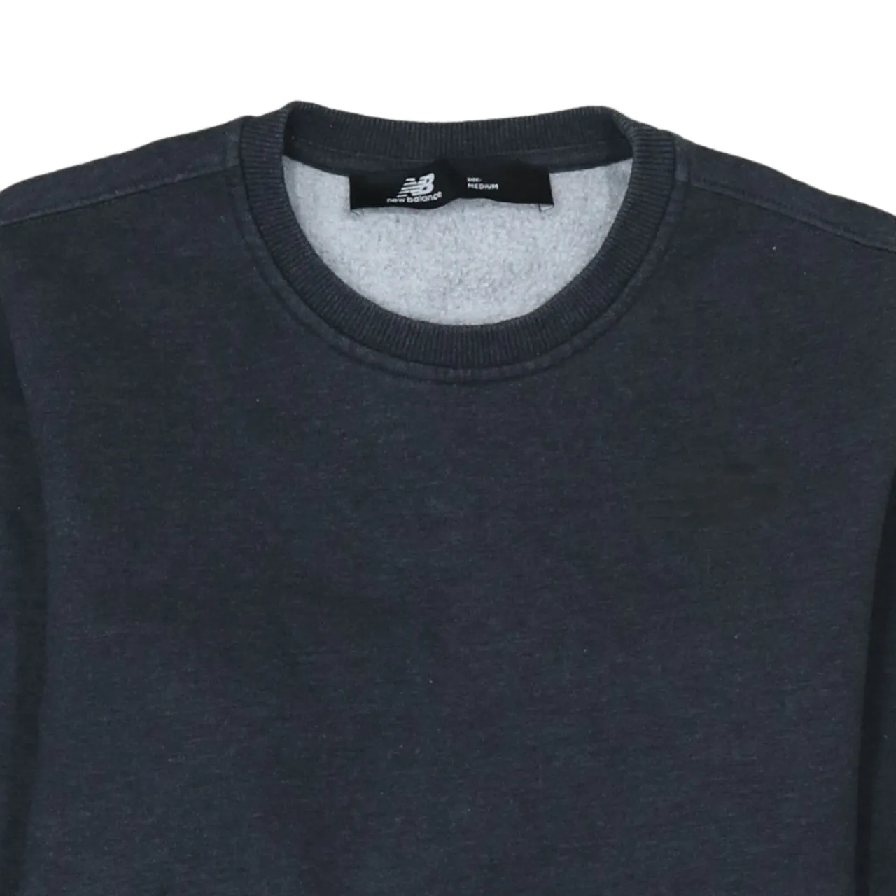 New Balance 90's Plain Crew Neck Sweatshirt Medium Grey sold by Vintage Club product image thumbnail 3