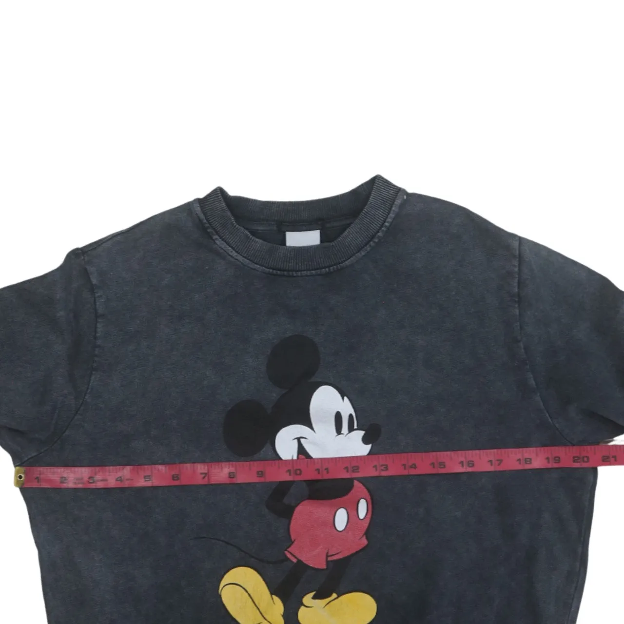 Disney 90's Mickey Mouse Crew Neck Sweatshirt Medium Black sold by Vintage Club product image thumbnail 5